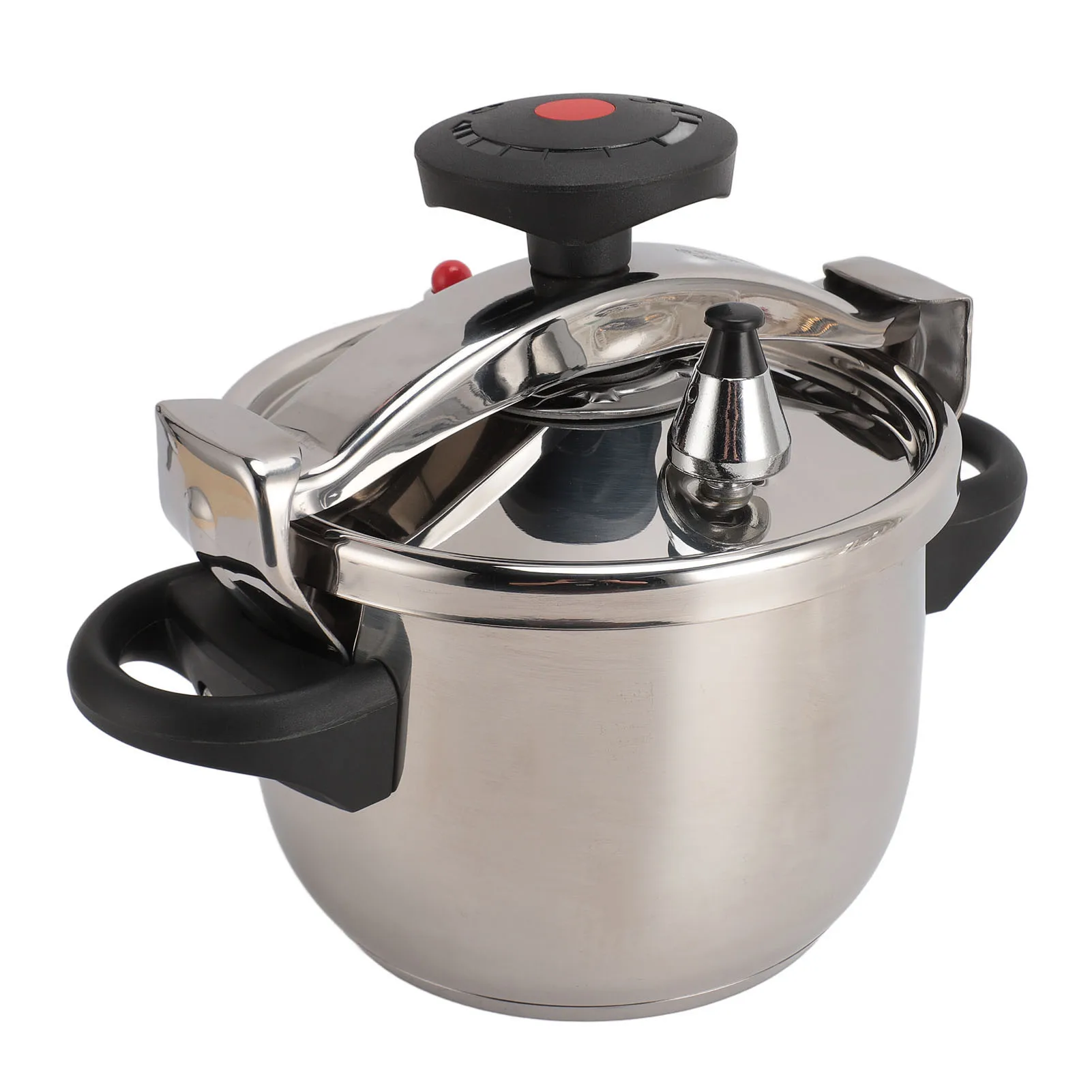 

Mini Pressure Cooker 3L Stainless Steel Pressure Cooker for Home Use Proof Pot Compatible with Gas & Induction Cooktops