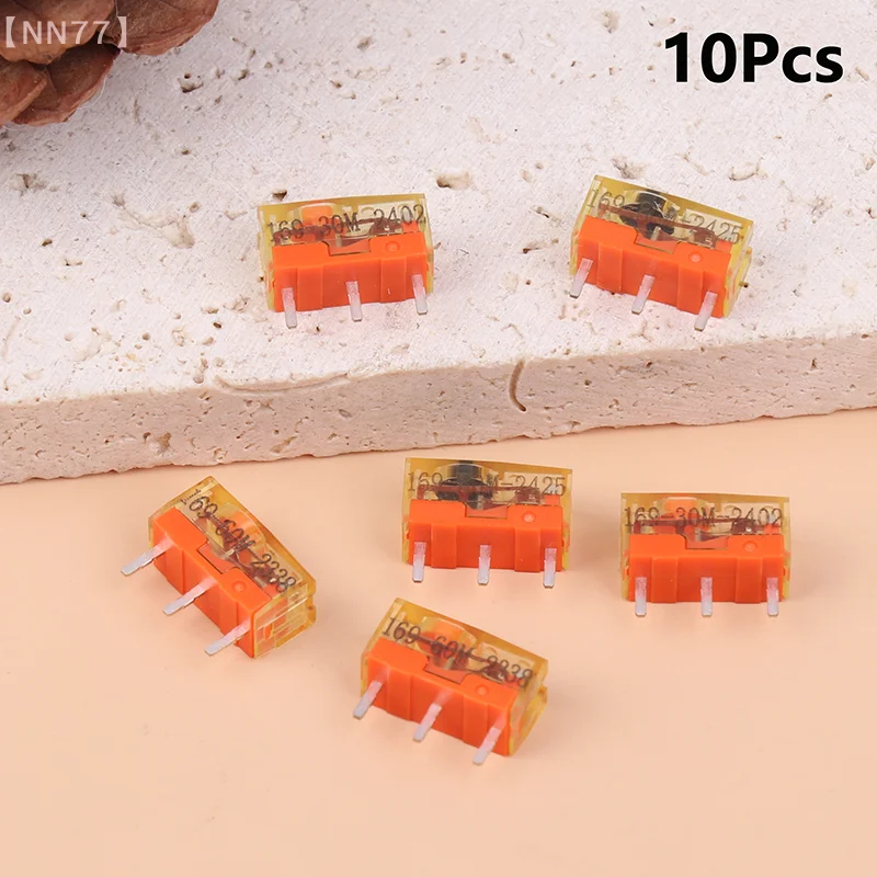 10Pcs New TTC Dustproof Gold Switch 30M/60M/80M/100 Million Times Click Life 3pin Gold Alloy Contact Mouse Button Switches