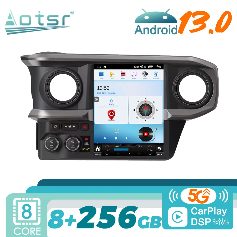 

For Toyota Tacoma 2015 - 2023 Android Car Radio 2Din Autoradio Stereo Multimedia Receiver Video Player GPS Navigation Head Unit