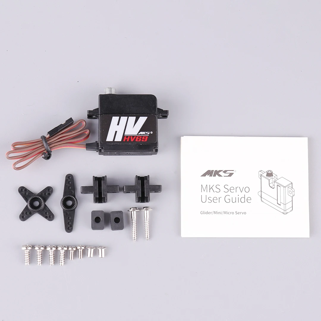 New MKS HV69 Metal Gear Digital Servo Model Aircraft Server Drone Hollow Cup Motor