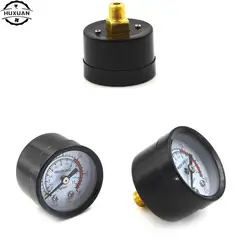 Bar Air Pressure Gauge 10mm 1/8 BSP Thread 0-180 PSI 0-12 Manometer Double Scale For Air Compressor Iron