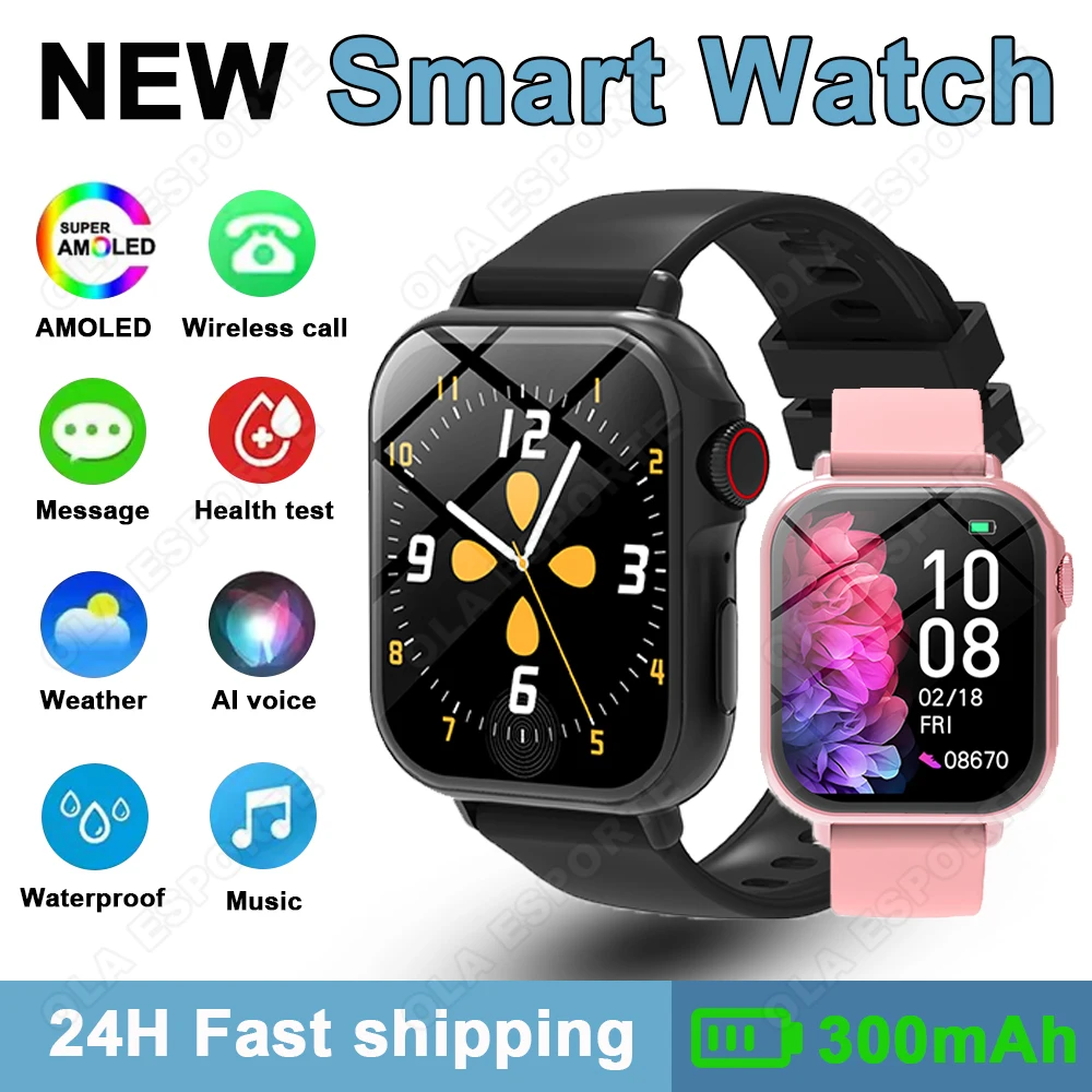 

Smart Watch For Men Women Bluetooth Call Find My Phone Health Monitoring Smartwatch Waterproof Multiple Sports Modes Pedometer