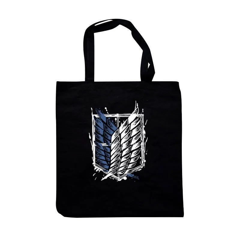 AA 2025 2024, новинка ins Art, маленькая свежая анимационная по периметру, холщовая сумка Giant Wings of Freedom ☆ ☆ ☆