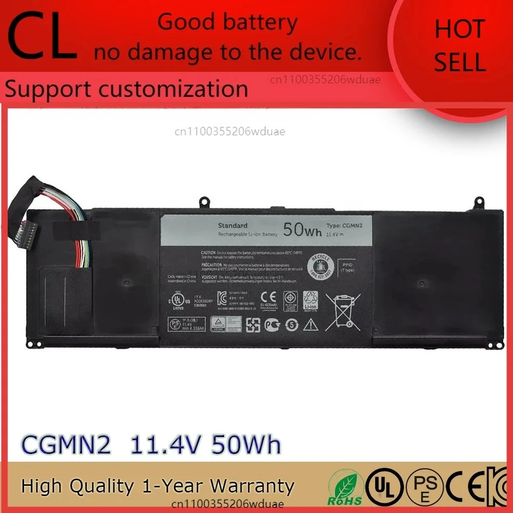 

Brand New Original CGMN2 11.4V 50Wh Laptop Battery for Dell Inspiron 11 3000 Series 11-3135 3137 3138 N33WY NYCRP etc.