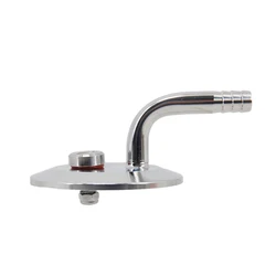 Stainless Steel Pressurized Tri Clamp Transfer Fitting Push Liquids Between Vessels Integrated PRV 3/8