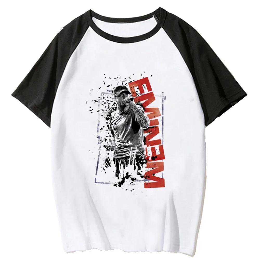 Eminem top women stretchy anime graphic top girl manga y2k Japanese clothes