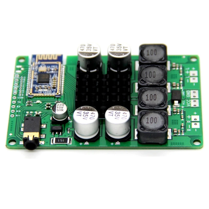 

Hot-Bluetooth 5.0 Amplifier Board 2X50W Line-In Audio Input Support Serial Port Support Change Name Password