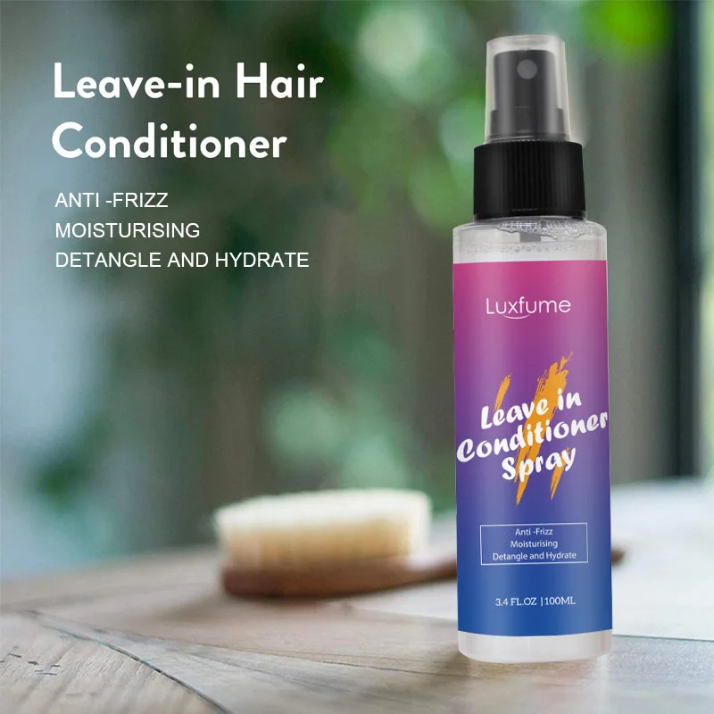 Leave In Conditioner Shiny Smooth Anti-Frizz Hair Conditioning Spray Moisturizing Detangler Spray For Demaged And Dry Hair Care