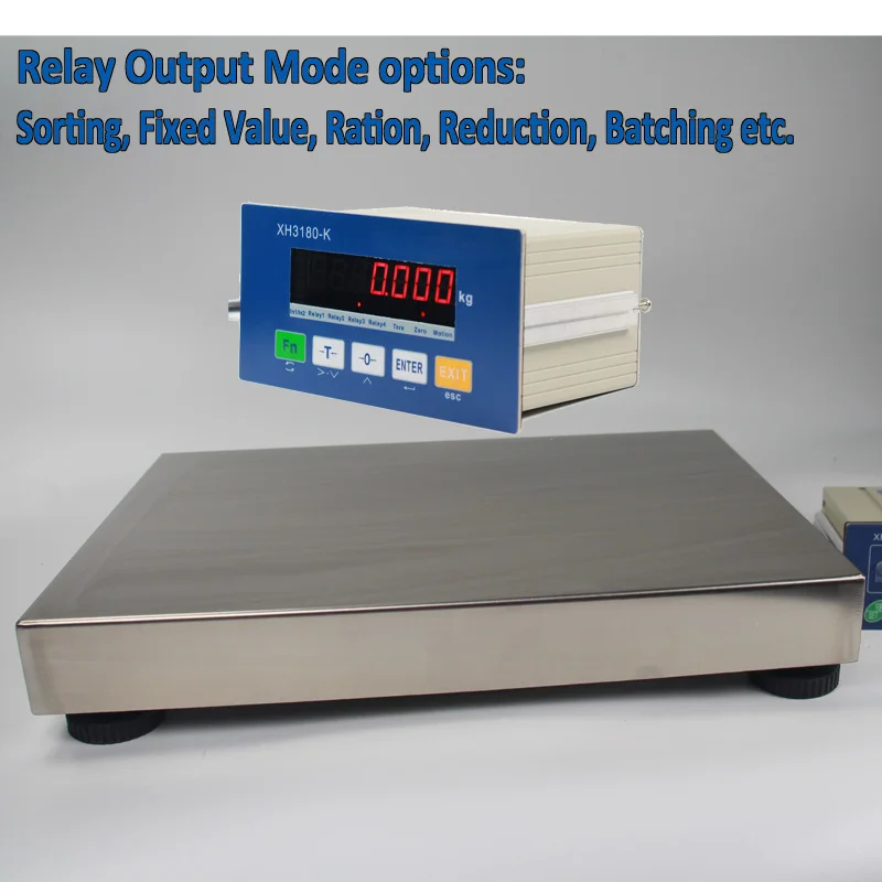 

Industrial Quantitative Feeding Scale with Relay Output 4~20mA Batch Control Weighing Feeder for Precision Measurement