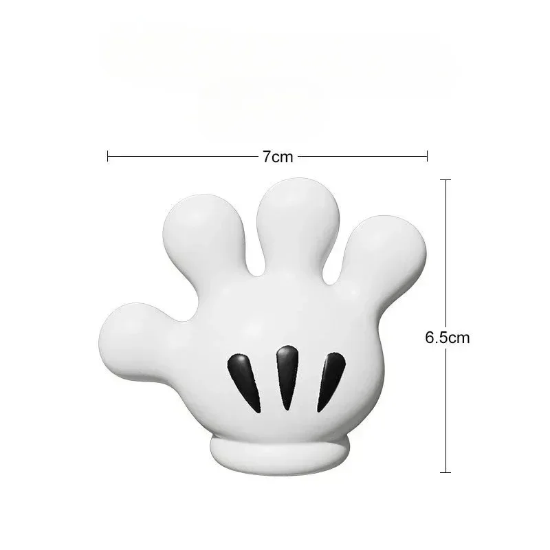 Mickey Palm Simple Towel Rack Children Wall Hanging Toothbrush Holder Paste Hooks Family of Four Bathroom Shelf Shelf Organizer