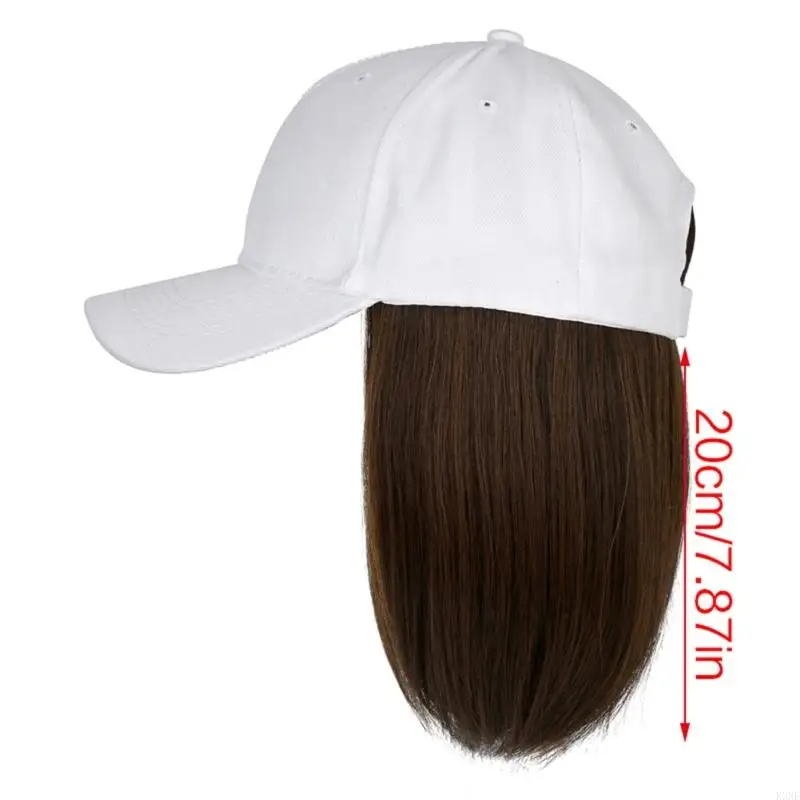 K3NF Baseball with Hair Extensions Baseball Cay Straight Bob
