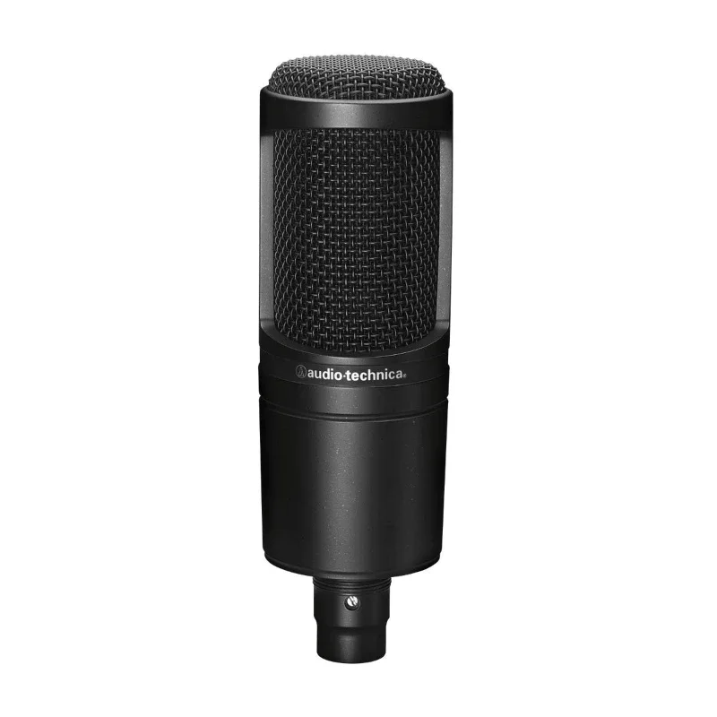 Hot Sell Original Audio&Technica AT2020 Studio Microphone Cardioid Condenser Microphone For Project Home Studio Wired Microphone