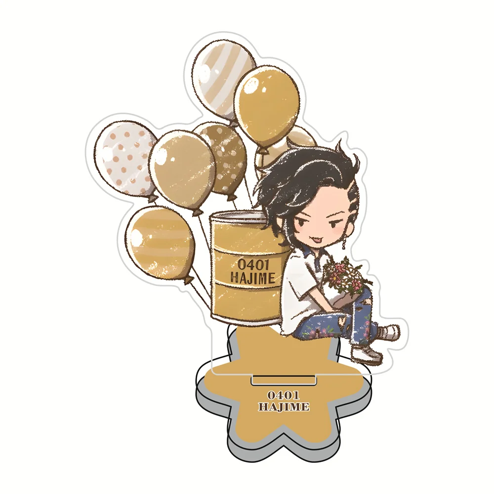 Tokyo Revengers 10cm Balloon Themed Acrylic Stand Figures Keychain Anime Collectible Standee, Desk Decor Gift for Fans