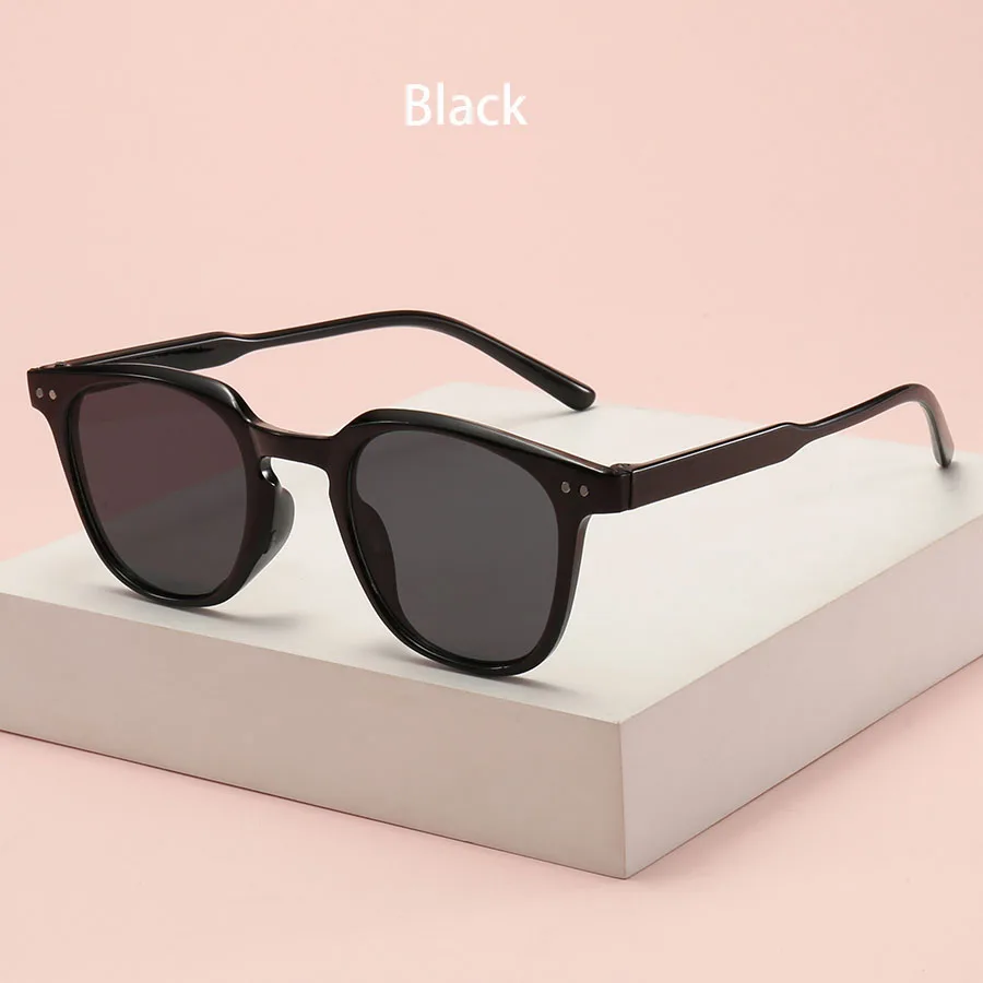 Modische Kleine Runde Unisex Damen Puder-Rouge Farbverlauf Rosa Gläser Klassische Metall-Dekoration Outdoor-Brille für Frauen und Männer – Detail 5