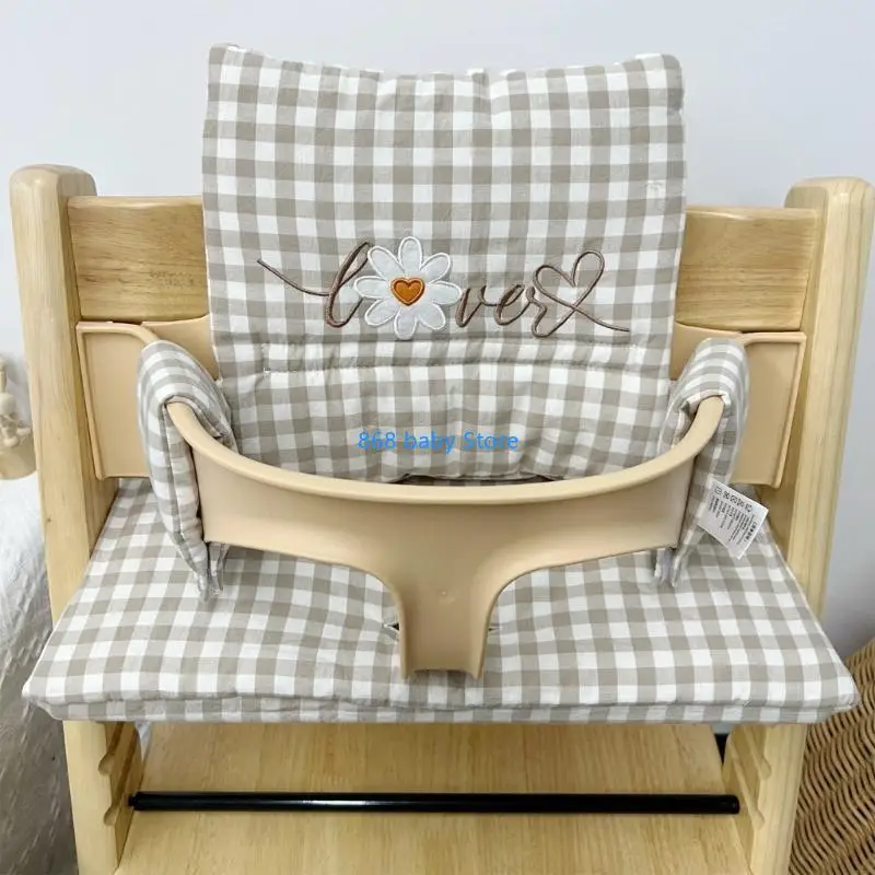 29EE Bantalan Katun Liner Bantal Pemisah Lembut Bunga Modis untuk Makan