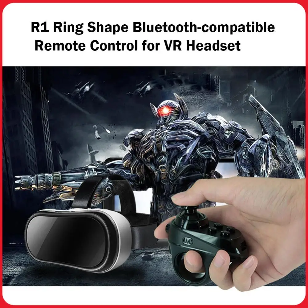 

Кольцевой Bluetooth-пульт дистанционного управления R1 для iPhone, Android-смартфонов и VR-геймпадов