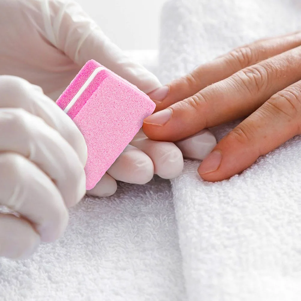 50 peças tiras de polimento de unhas arquivos portáteis leves e compactos para arquivamento de salão-pedicure ferramenta de lixamento