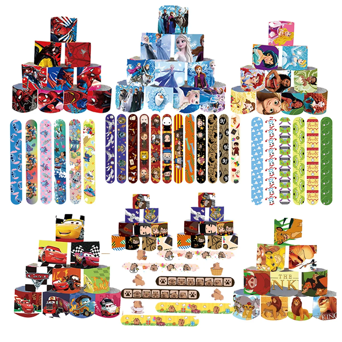 Тематическая вечеринка с изображением Человека-паука, браслет с ляпасом Гарри Поттера, стежка принцессы «Холодное сердце», классные награды, призы, принадлежности для дня рождения