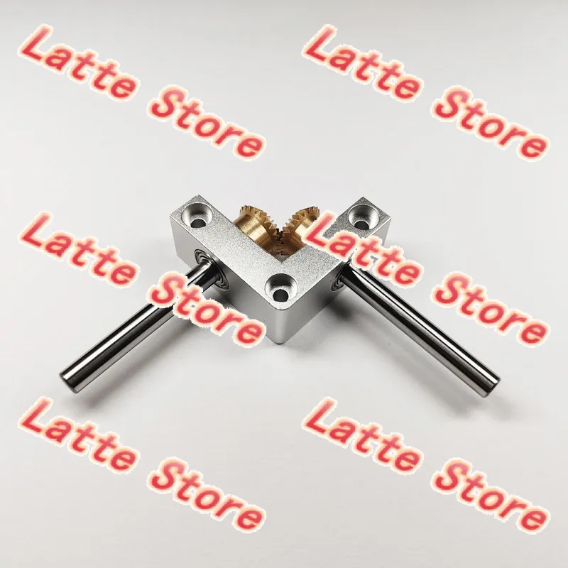 4mm 5mm Mini Right Angle Gearbox, 90 Degree 1:1 Bevel Gear Reducer Micro Commutator Transmission Rotator Box