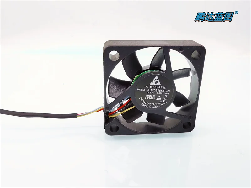 Nieuwe Delta ASB0305HP-00 3007 Hoge Rpm Pwm Temperatuurregeling 3Cm Mini Notebook 5V Koeling Fan 30*30*7Mm