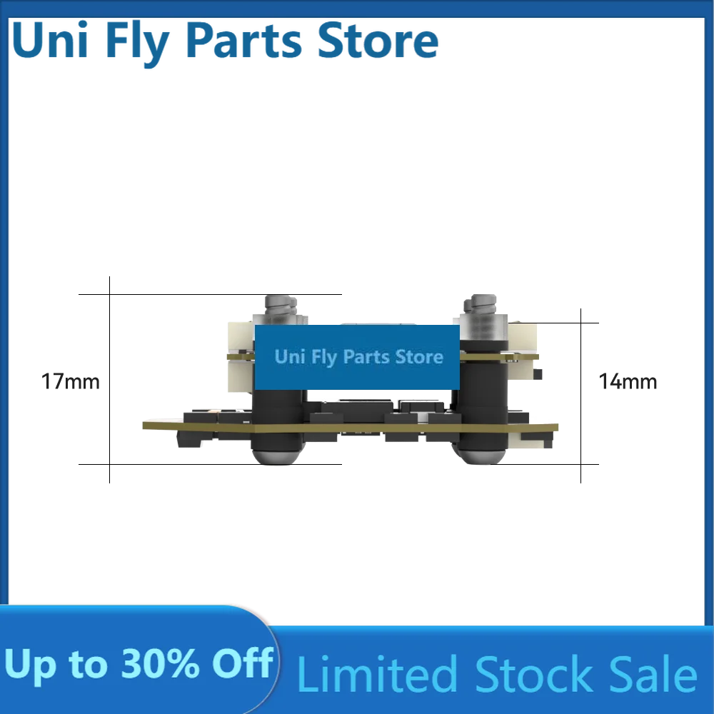 UniFlyiFlight Borg F7 Mini Stack Flight Controller FC & Mini 60 ESC For FPV Racing Drone Components Miniature Racing Drone Parts