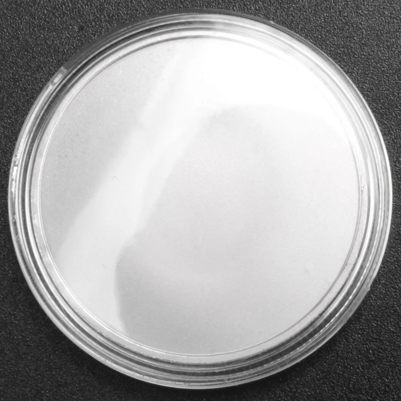 Blank Challenge Coins Metal Stamped Sublimation Blanks 40Mm Laser Engraved Round Labels+Acrylic Protective Case 20Pcs