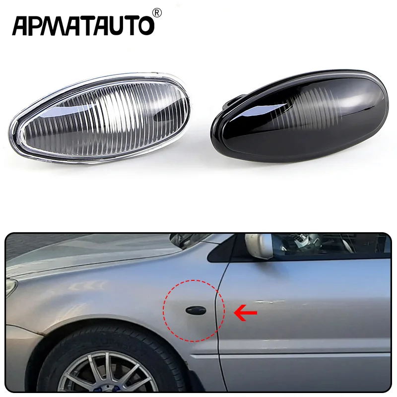 For 2001-2006 Mitsubishi Lancer OEM:MR522027 Side Marker Light Turn Signal Lamp Cover Shell Housing Left Right Car Accessories