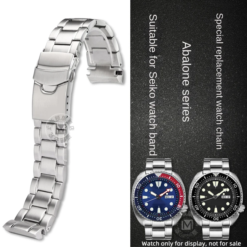 For Seiko PROSPEX Abalone SRPA21J1/SRPE99K1 srp777 srpc25 773 strap Solid steel watch band 22mm writtband safety buckle Bracelet