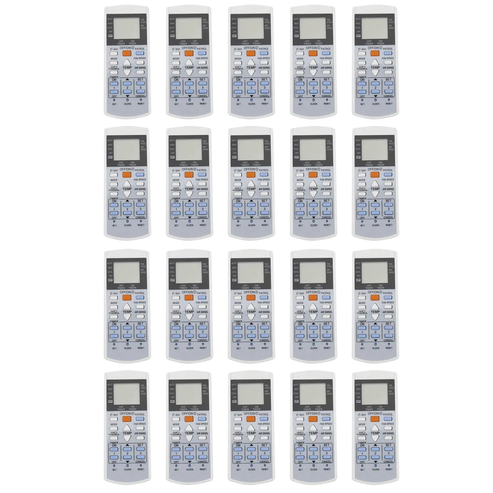 

QWE-20X Пульт дистанционного управления кондиционером для контроллера Panasonic A75C3407 A75C3623 A75C3625 KTSX003 A75C3297