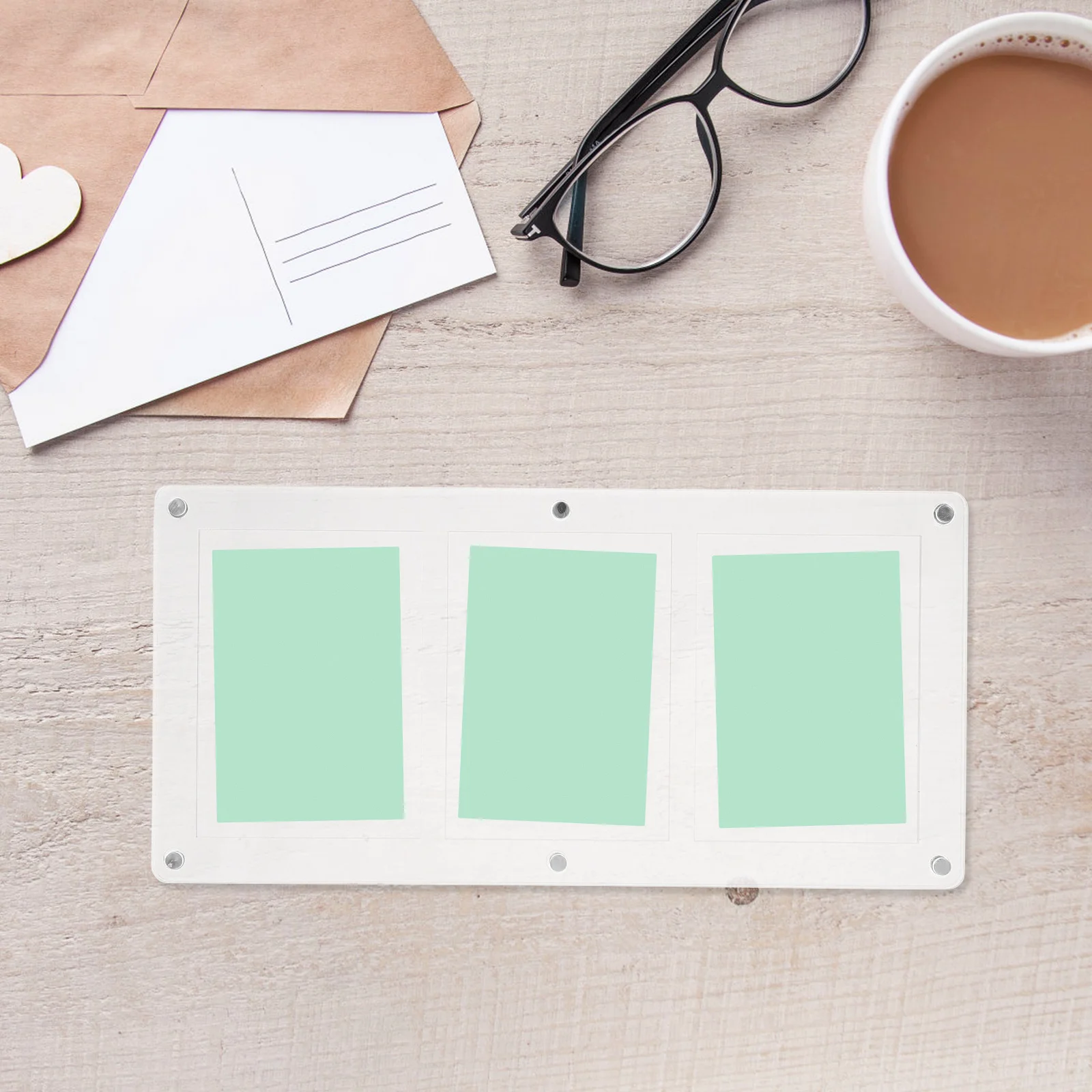 

Trading Card Display Frame Magnetic Wall Mount Display Case Material Card Slots Easy Swap Collectibles Office Home