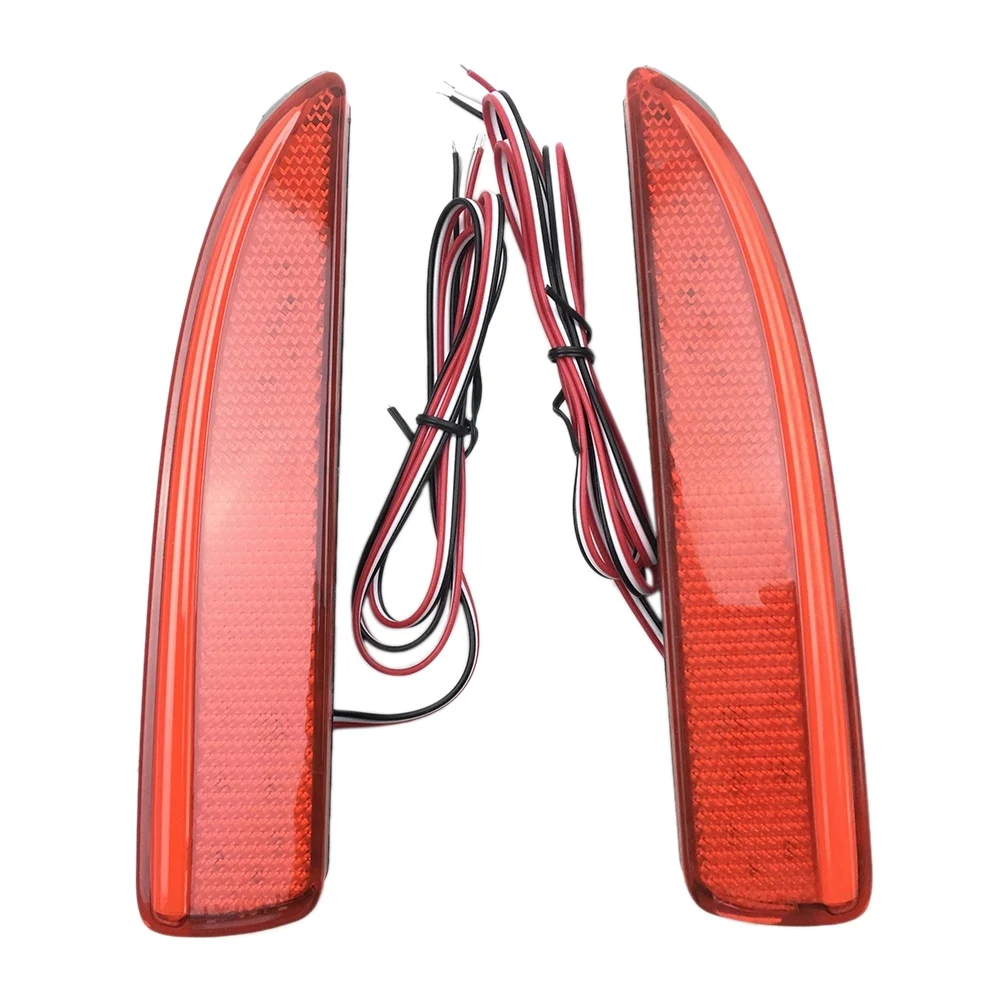 Rear Bumper Reflector LED Light Tail Brake Fog Lamp for 6 Atenza 2013 2014 2015 2016 Red