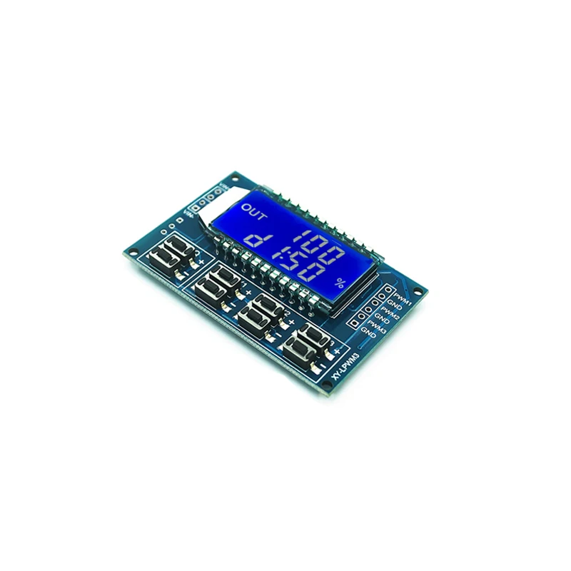 Signal Generator PWM Pulse Frequency Duty Cycle Adjustable Module LCD Display 1Hz-150Khz 3.3V-30V PWM Board Module