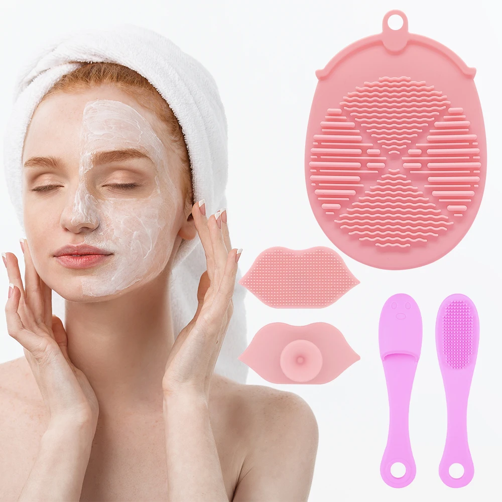 

Finger Shape Silicone Face Cleansing Brush Face Exfoliating Pore Cleaner Brush Soft Nose Brush Massager Women Skin Care Tools