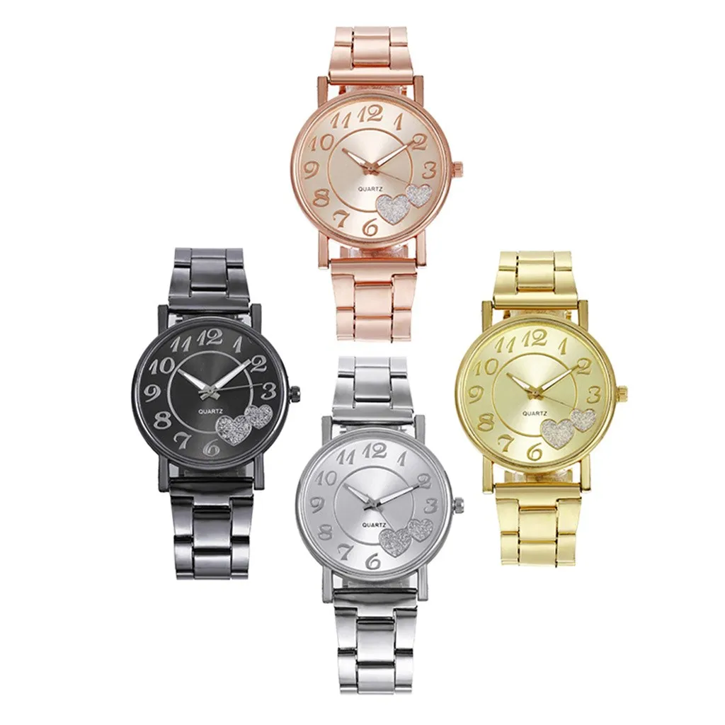 Women'S Watch Original Luxury Brand Stainless Steel No Waterproof Quartz Women'S Watch Elegant Date Phase De Lune Montre