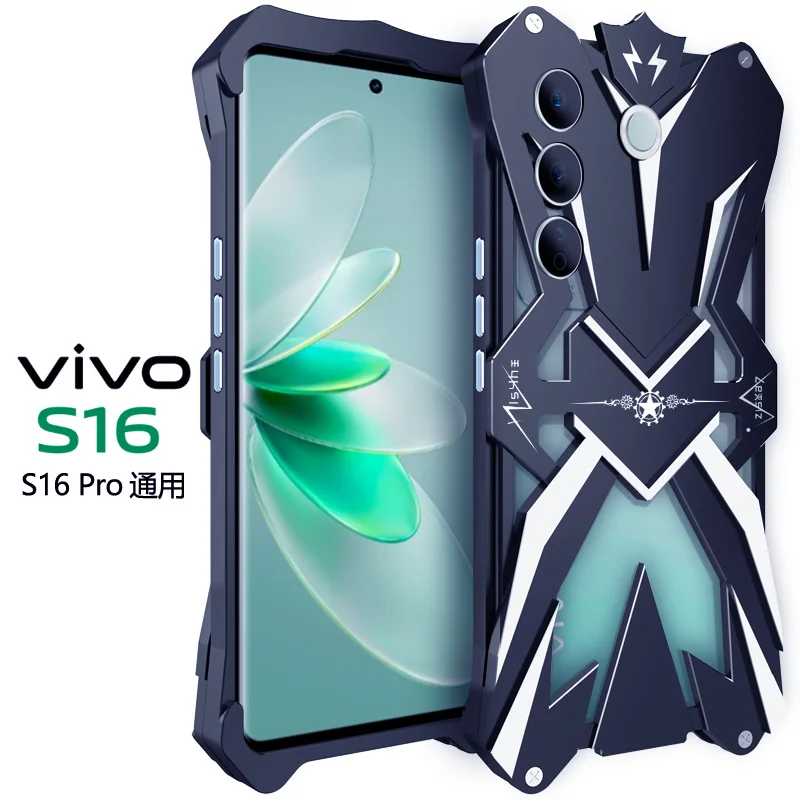 

For Vivo S16 Original Zimon Luxury Thor Heavy Duty Armor Metal Aluminum Phone Case Cover For Vivo S16 Pro Bumper Cover Cases