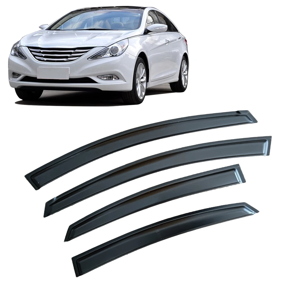 

Оконный козырек для Hyundai SONATA 2011 2012 2013 2014, ветровые дефлекторы, защита от дождя, дверной козырек, вентиляционные шторы, вентиляционный козырек