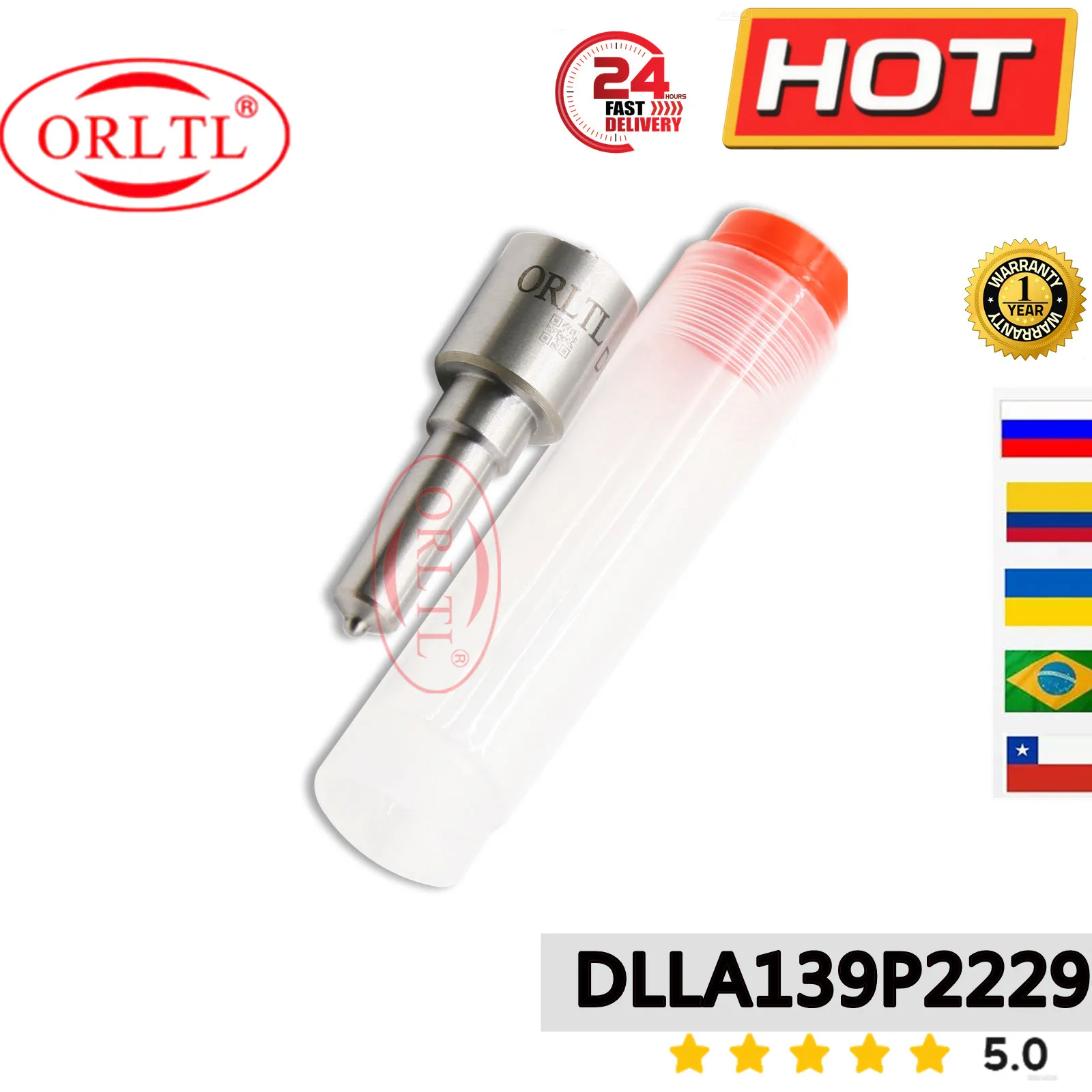 

Дизельная форсунка ORLTL DLLA139P2229 0 433 172 229 для Iveco Sofim 0445110520 0 445 110 520