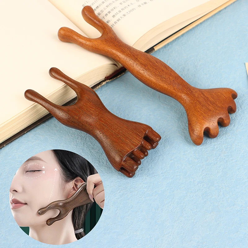 

Sandalwood Scalp Massage Comb Meridian Comb Multifunctional Head Hair Comb Body Beautify Massage Guasha Scraping Care Comb