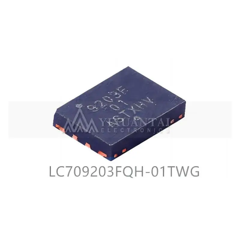 10 قطعة/الوحدة LC709203FQH-01TWG IC BATT مون ليثيوم أيون 1 خلية 8WDFN جديد