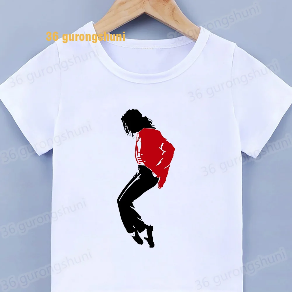 Children clothing michael jackson shirt women men summer Short Sleeve Kids T Shirts For Girls tops tee Girl Clothes baby T-shirt