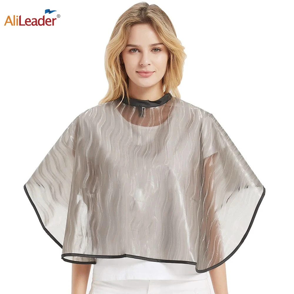 

Waterproof Hair Dye Cape Portable Short Comb-Out Capes Hair Cutting Cape Haircut Apron Styling Cape For Stylist Hair Coloring