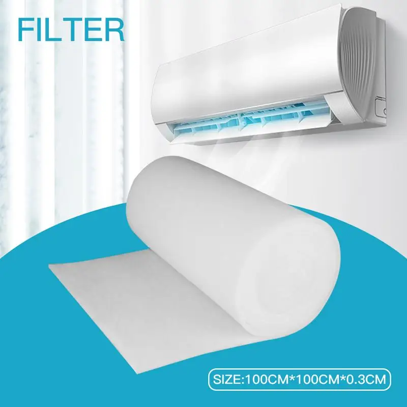 Air Conditioning Filter Fabric Roll Pre Filter Easy to Install & Remove Activated Carbon Purifier Pre Filter Fabric