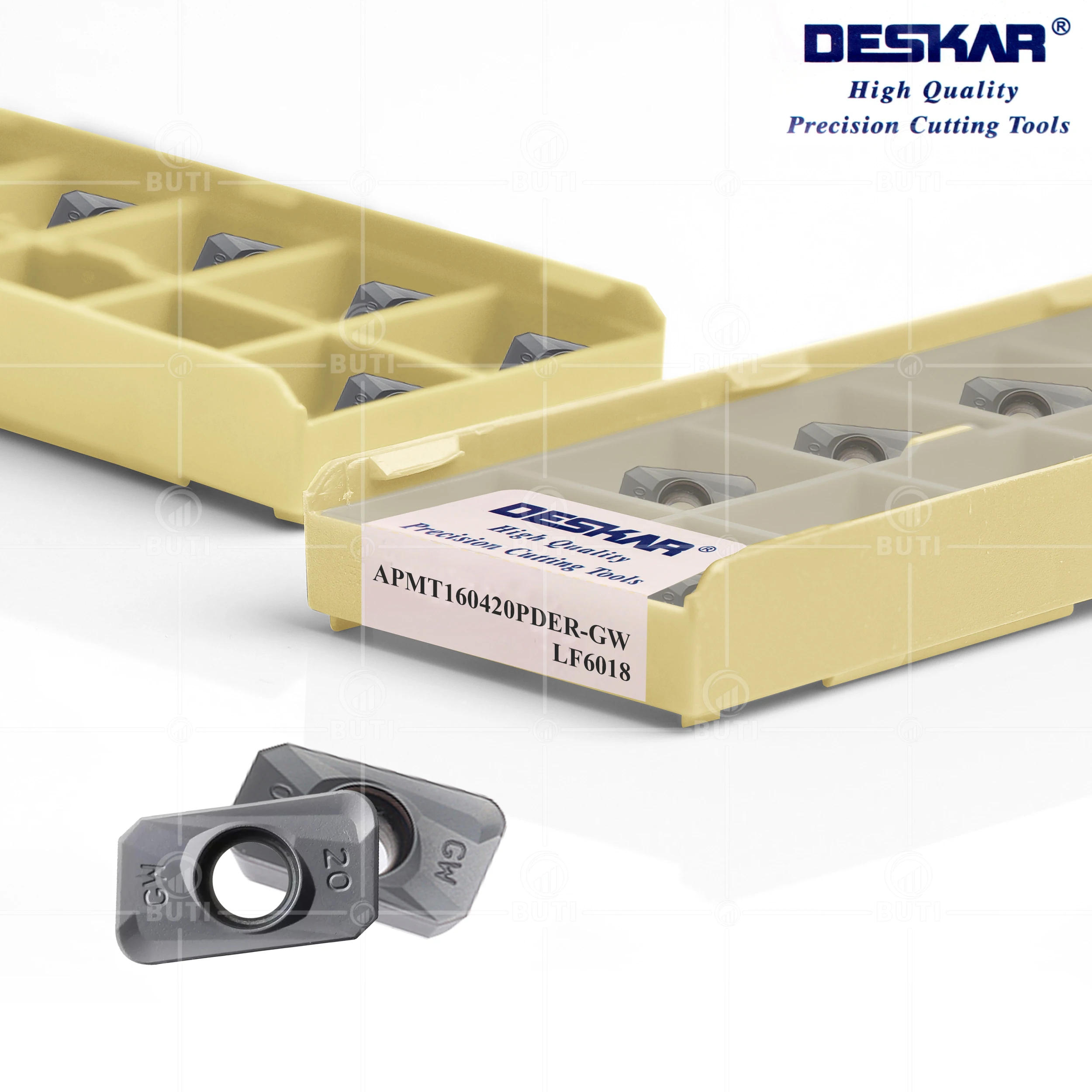 DESKAR 100% Original APMT160420PDER-GW LF6018 CNC Lathe Tool Milling Carbide Inserts Mill Turning Tools Used For Stainless Steel