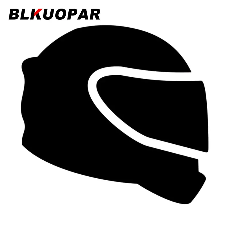 BLKUOPAR Motorcycle Helmet Logo Car Sticker Creative Simple JDM Die Cut Decal Helmet Air Conditioner Surfboard Car Accessories