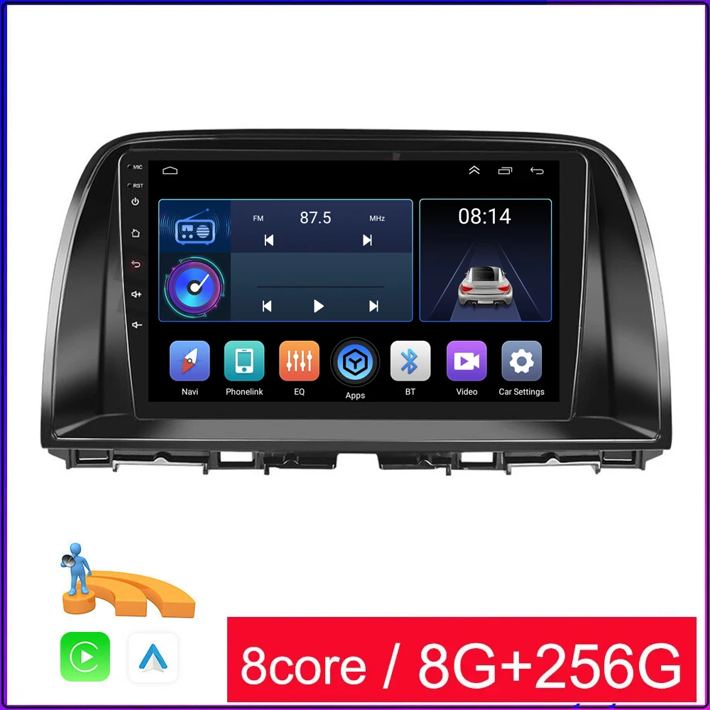 

For Mazda CX5 CX-5 CX 5 2012 - 2015 Car Radio Multimedia Video Player Navigation Wireless Carplay WIFI 2Din Android 13 Head Unit