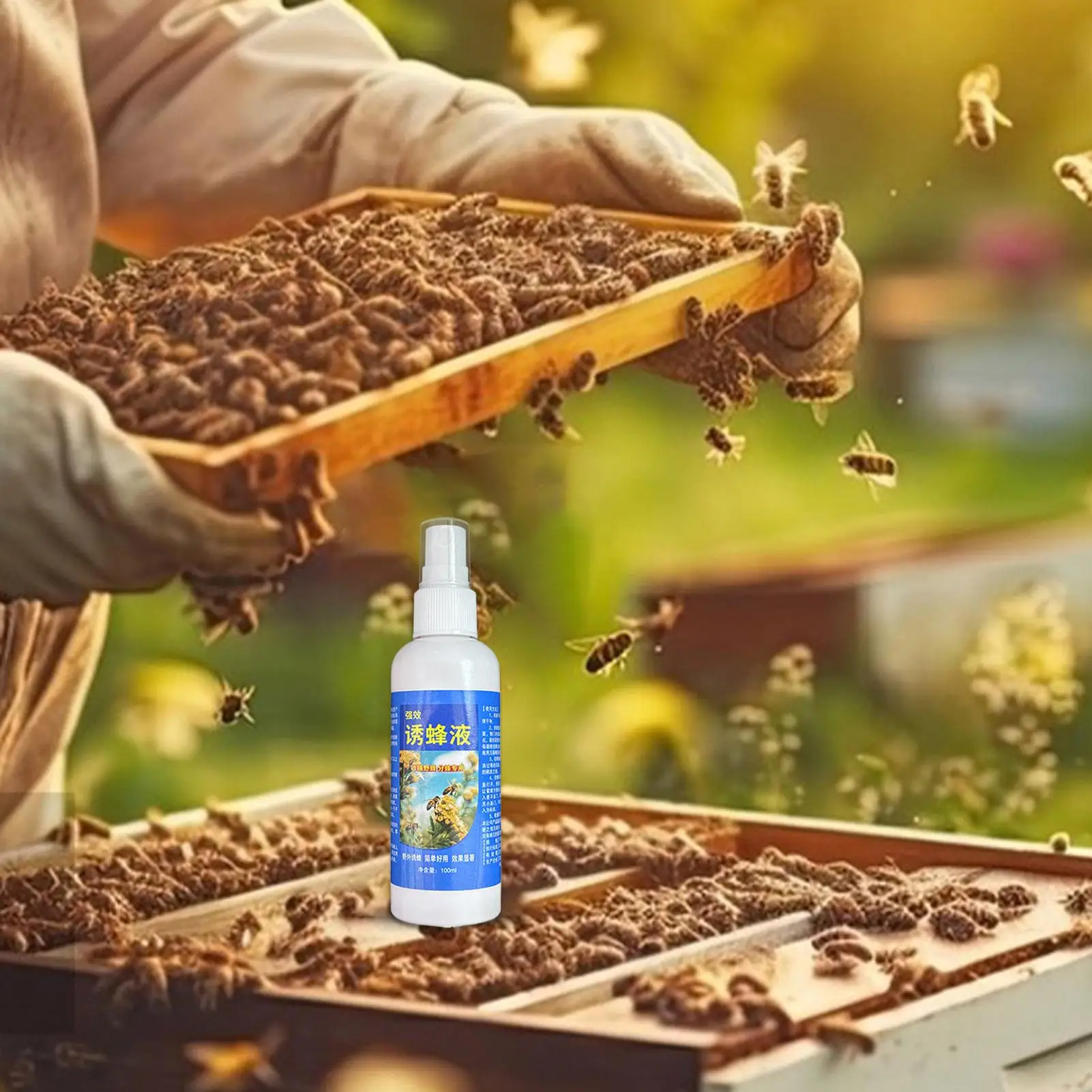 100ml Bee Attractant Spray Lure Swarms Easy To Use Beekeeping Equipment Bee House For Bee Honey Bee Attractant