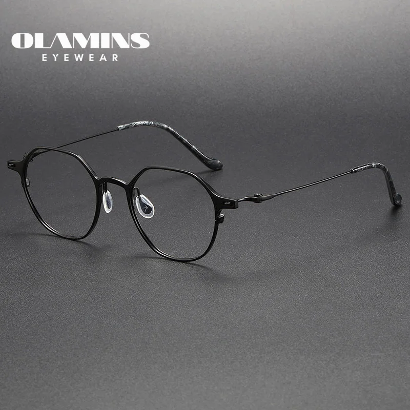 

OLAMINS​ Transparent Glasses Spectacle Frame Nerd Female Anti Blue Light Eye Glasses Frame Optical Eyeglass Frames 202316