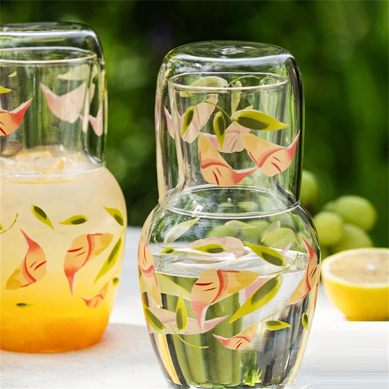 High Borosilicate High Temperature Resistant Cold Bubble Kettle Glass Cold Water Bottle Household 1 Cup 1 Water Bottle Kettle