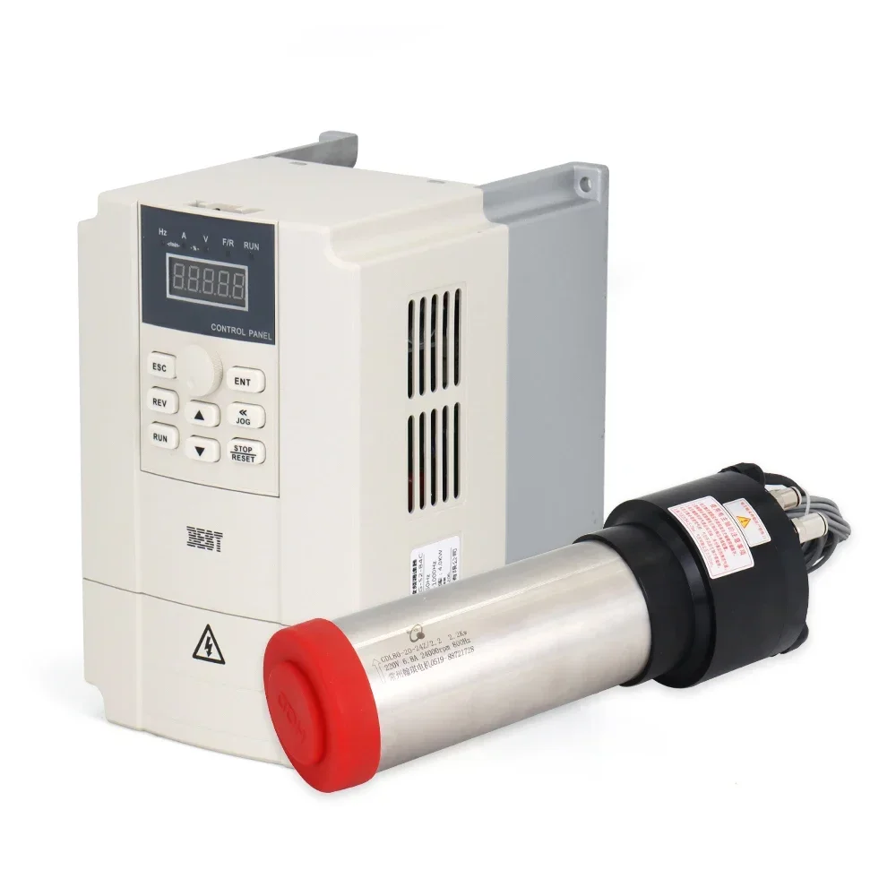 2025/GDL80-20-24Z-2.2KW ISO20 24000RPM AC220V 800Hz ATC Automatic Tool Changes Spindle Motor NPN PNP for CNC Router Engraving