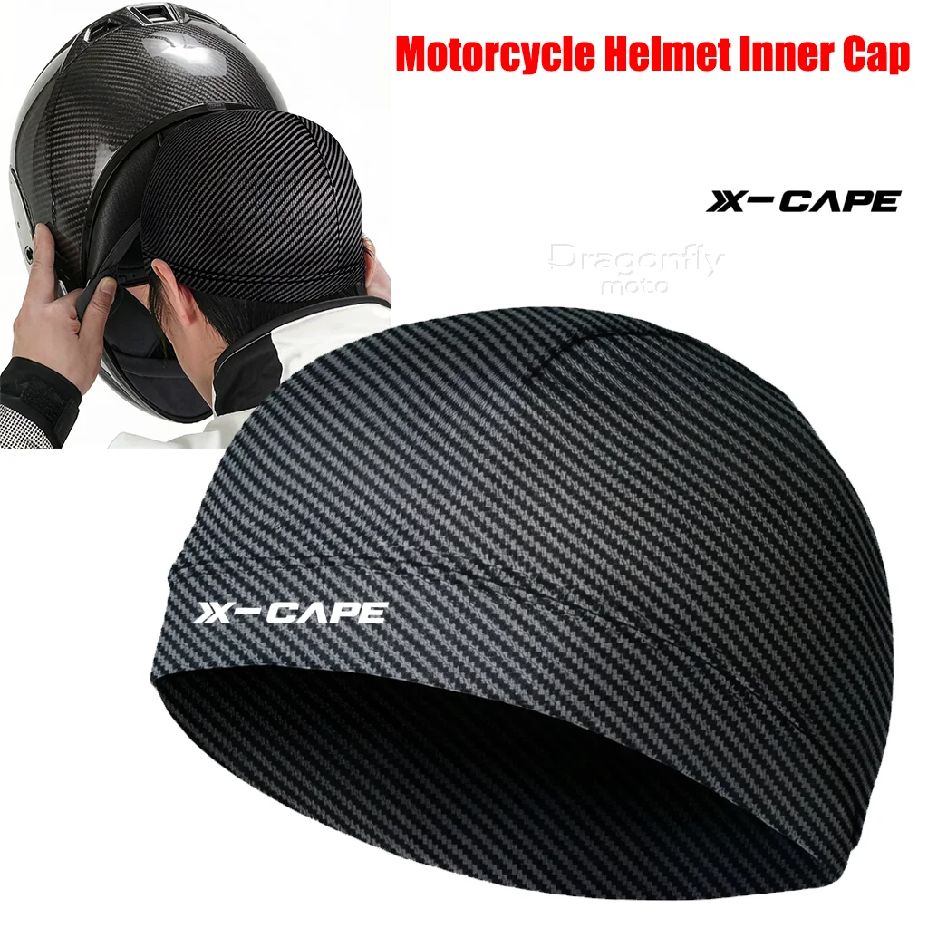

Head Cover Original Design For Moto Morini X-Cape 650 650X 2023 2022 XCape Motorcycle Helmet Inner Cap Sweat-absorbing